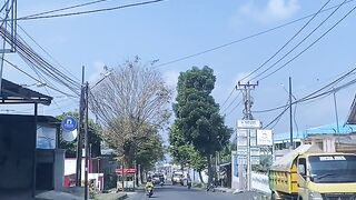 POV Drive in Kuningan, West Java - Sunny Day on a Quiet Street ☀️🚗