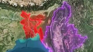 ​Bangladesh vs Myanmar: Area and Population Comparison! 🇧🇩🇲🇲