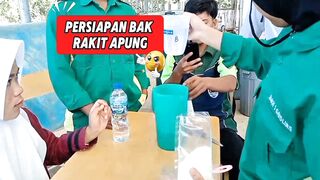 Persiapan Bak rakit apung