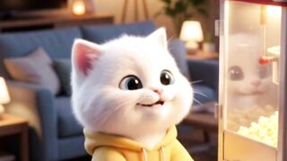 Cat wants a pop corn 🍿