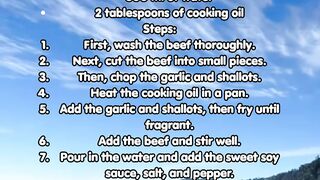 How to Cook Beef Stew