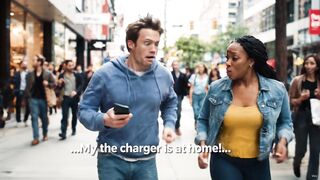 When Your Phone Is at 1%… and Your Charger Is at Home! 😂🔋
