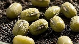 Real Mung Bean Growth Timelapse 🌱 | From Seed to Sprouts
