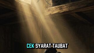 3 Syarat Taubat Sangat Penting.