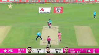 Record-Breaking 10th Wicket Partnership In ODI History 💥 | PAK vs ENG | M4 | ODI Tri-Series | MZS1K