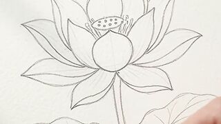 Beautiful Flower Drawing & Painting 🌸✨ | Satisfying ASMR Art 17