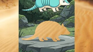 💙🦔 Can you pause at the perfect moment with the blue armadillo? Test your timing and share your result! 🎯