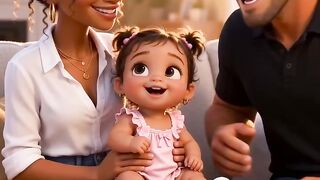 PIXAR ANIMATION, FAMILY FUN, MOM, DAD AND BABY 327