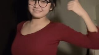 Cute girl dancing