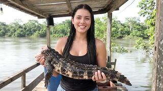 MORO SOZINHA AQUI NO AMAZONAS!HOJE VAMOS FAZER CAMARÃO PITU #shorts