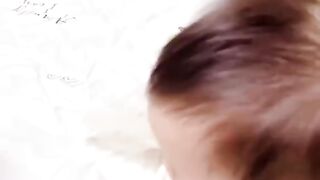 Funny the baby was scared
