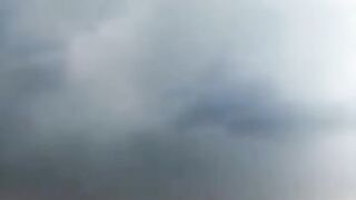 Сильный дождь и гигантские облака на юге Саудовской Аравии