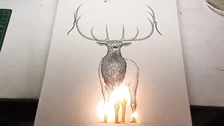 Рисунок порохом