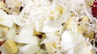 Очень ленивый салат ЦЕЗАРЬ