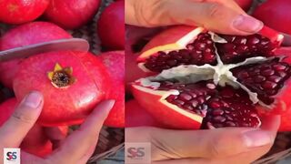 how to cut pomegranate fruit Anar katne Ka Tarika 2023
