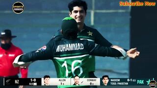 Naseem Shah 5 wickets against New zealand | pakistan vs new zealand Odi