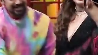 Huma Qureshi and brother saqib saleem #kapil sharma show
