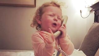 baby comedy fone call|funny video