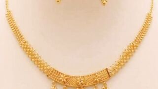 Gold necklace design 2023 ||birdal necklace designs