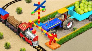 iy making mini plough machine planting field of turnips rainbow colors P16| @KeepVilla|Donganh mini