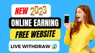 New Earning Website 2023 | live withraw ???? | Without investment