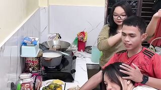 Masak bareng anak kos