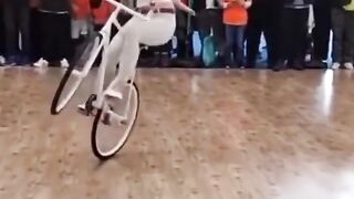 Girl bycycle rider