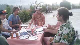Celebrating birthday of mountaineer K2 base camp
