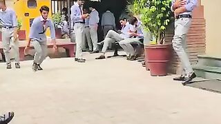 Backflip stunts in pgcboys college parkourlife