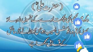 Beautiful n golden quotes of Hazrath Ali Rz