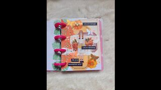 ASMR Aesthetic Journaling ???? Orange Theme #shorts #asmr #journal