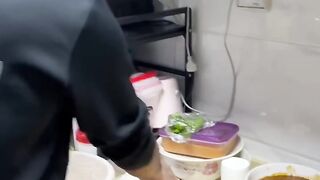 Life in china self cooking some delicious food