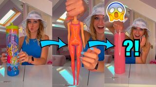 [ASMR] UNBOXING A MYSTERY *TIE-DYE* WATER BARBIE!!????????????????????(CAN WE FIND THE RARE GOLD?!