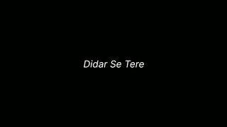 Araam aata hai deedar se tere
