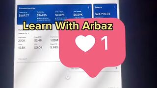 Google AdSense 25000 dollars earning proof