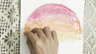 Poster color landscape #paintinglife #oilpainting #painting #watercolorpainting #howtopaint