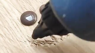 DIY Wooden Smiley