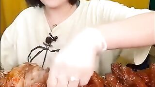 Chanies Spicy Food Eating ☺️