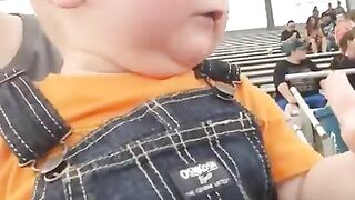 Baby and dad funny moments