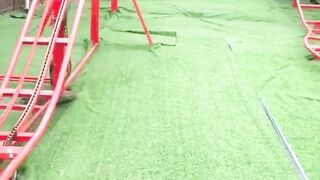 Interesting handmade roller coaster