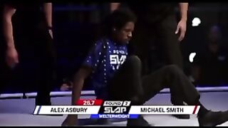 Man powerfull slap