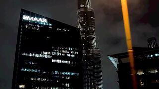 Burj khalifa night view