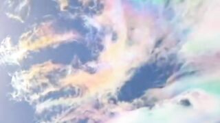 Timelapse video of rainbow clouds...????⛈️????️