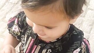 My daughter walking 1st time