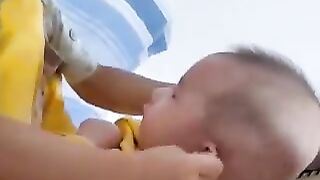 My Elder son Teasing his little brother