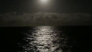 Sea beauty in night