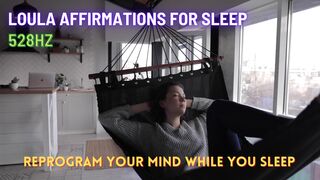 Positive Affirmations for Sleep • Healing 528Hz || Reprogram Your Mind While You Sleep || Lets Relax