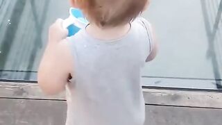 Look At little cute child