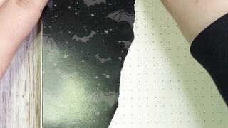 Asmr Wednesday ????????????Theme Art Journaling ????✍️With Me