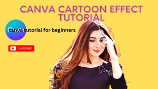 canva cartoon effect tutorial #canva #cartooneffect #canvaforbeginners